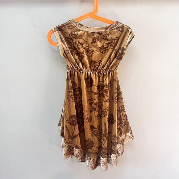 Joyfolie Mia Joy Amoura Dress in Ochre Floral- Size 2 - Picture 4 of 4